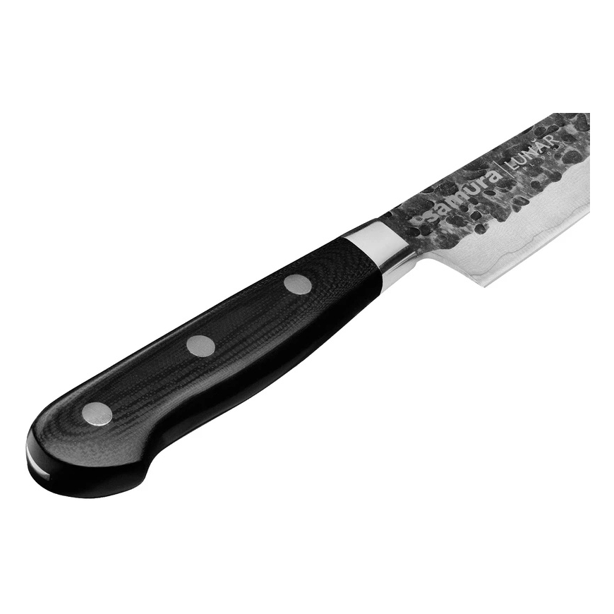 Samura PRO-S LUNAR 6'' (15,2 cm) universalus peilis – plaktas Damasko plienas, G10 rankena, profesionalus pjovimas – 4