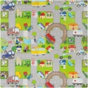 Rebel Mata Edukacinis kilimėlis vaikams, dėlionė 120 x 120 cm, automobiliukai Rebel Mata Edukacinis kilimėlis vaikams, dėlionė 120 x 120 cm, automobiliukai