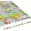 Rebel Mata Edukacinis kilimėlis vaikams, dėlionė 120 x 120 cm, automobiliukai Rebel Mata Edukacinis kilimėlis vaikams, dėlionė 120 x 120 cm, automobiliukai