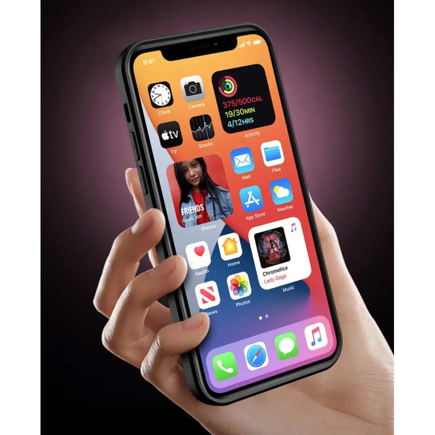 Ring Lens phone case with stand for iPhone 13 Pro navy (with camera lens protection) – 5