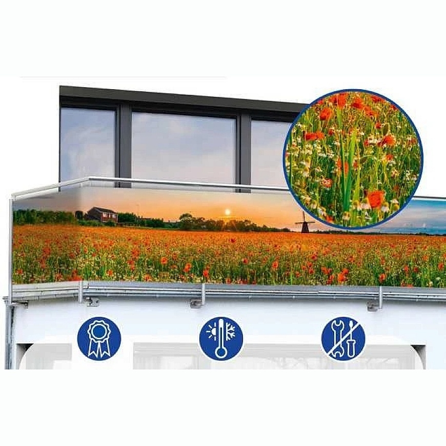 Maximex UV-resistant balcony cover, 500 x 85 cm – 2