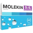 Molekin D3+K2 maisto papildas 30 plėvele dengtų tablečių Molekin D3+K2 maisto papildas 30 plėvele dengtų tablečių