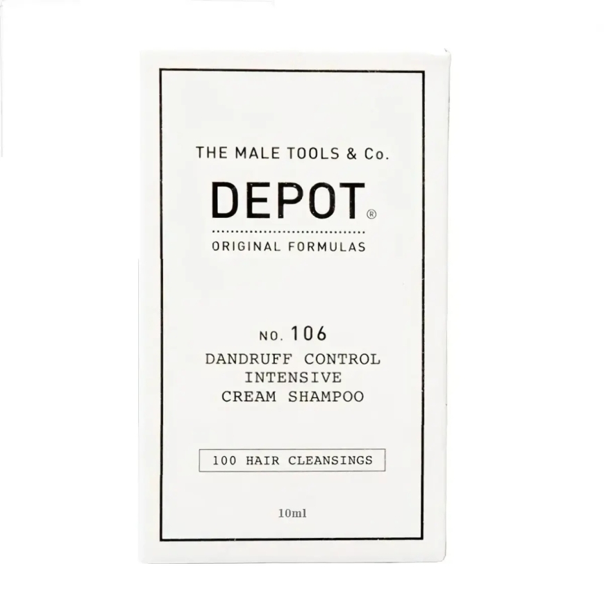 Depot, 100 Hair Cleansing No. 106, Pro-Vitamin B5, Hair Shampoo, Anti-Dandruff, 10 ml