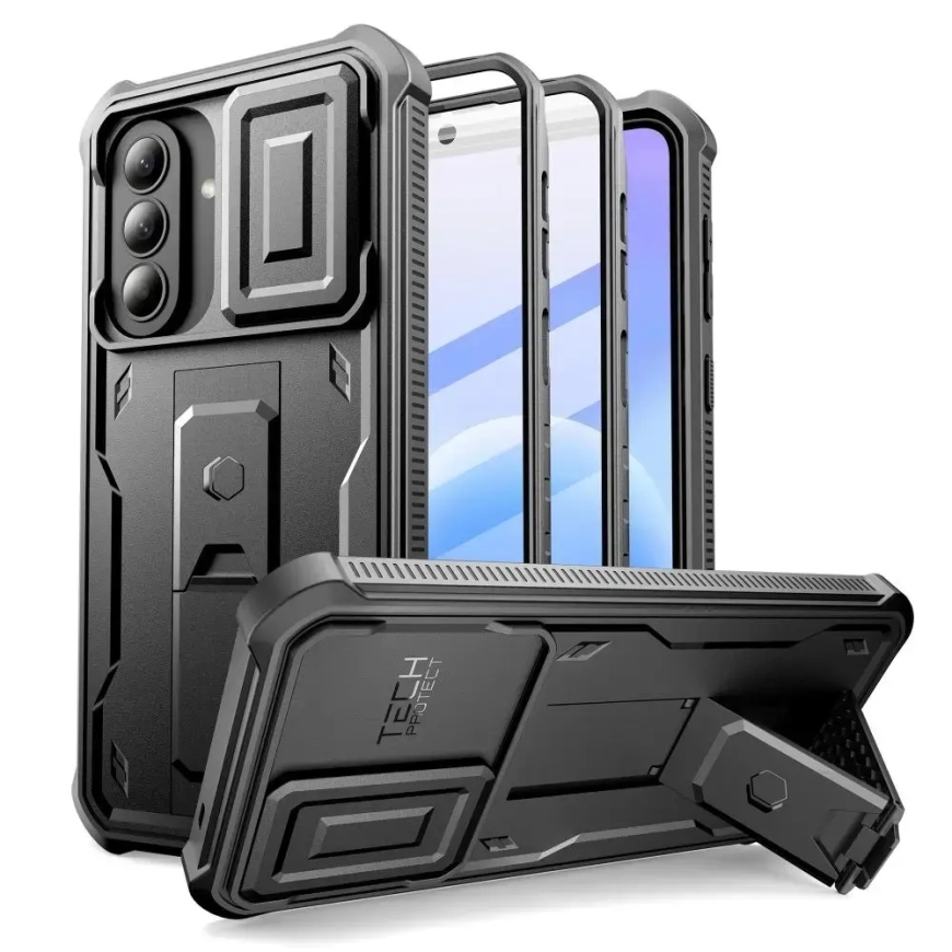 TECH-PROTECT Kevlar Cam+ maciņš telefonam Samsung Galaxy A57 (A576) melns