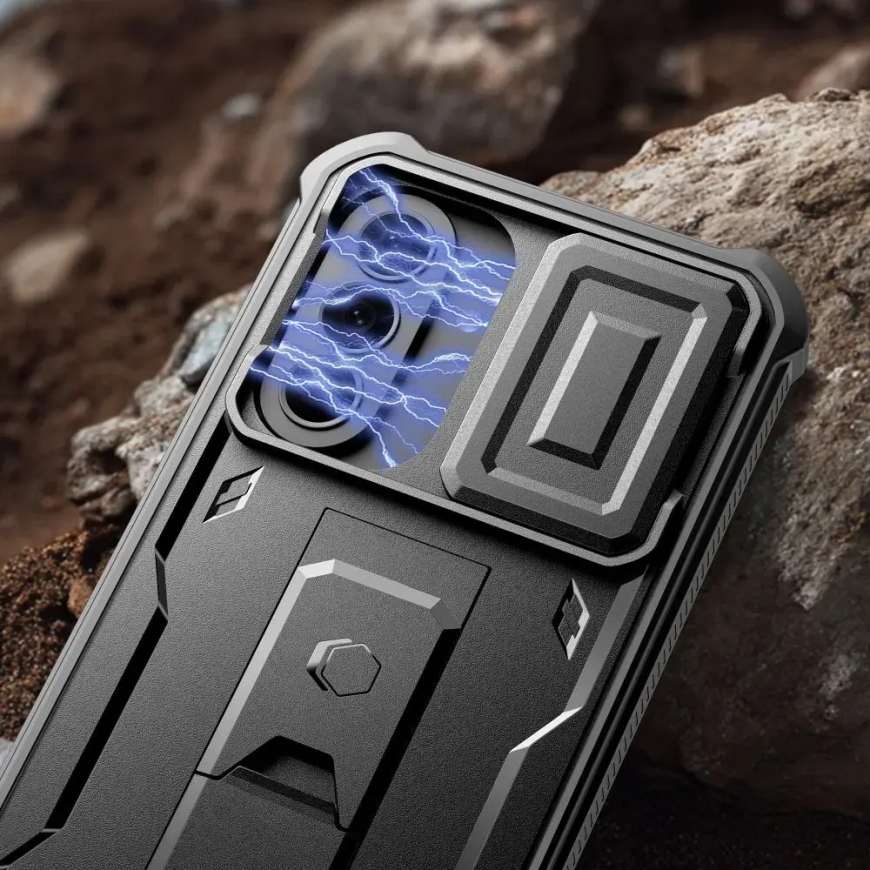 TECH-PROTECT Kevlar Cam+ maciņš telefonam Samsung Galaxy A57 (A576) melns – 2