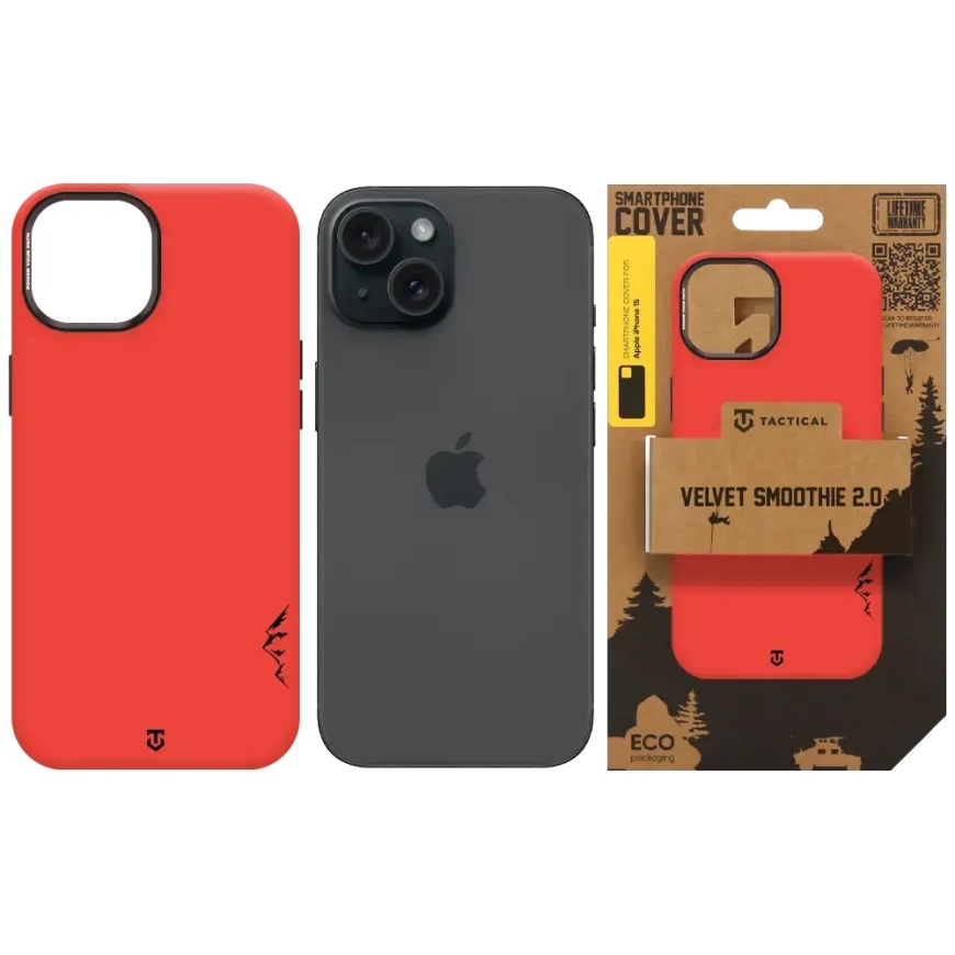Tactical MagForce Velvet Smoothie 2.0 Cover for Apple iPhone 15 Chilli – 5