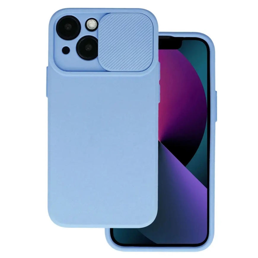 Camshield Soft чехол для телефона iPhone 16 Plus фиолетовый (с защитой камеры)
