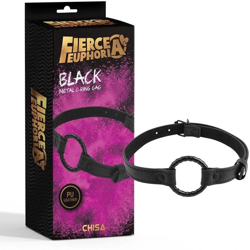 Fierce Euphoria Nuožmi Euphoria Gag atviras metalinis žiedas bdsm bondage sex