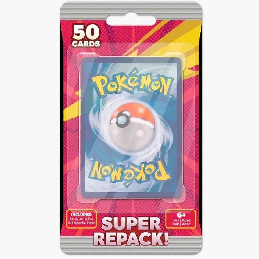 Prekybos kortelės - Saivix Pokemon TCG Super Repack 50 kortelių – 3