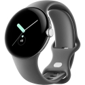 Išmanusis laikrodis Google Pixel Watch LTE 41mm Polished Sidabrinis korpusas su sportine apyranke – Charcoal