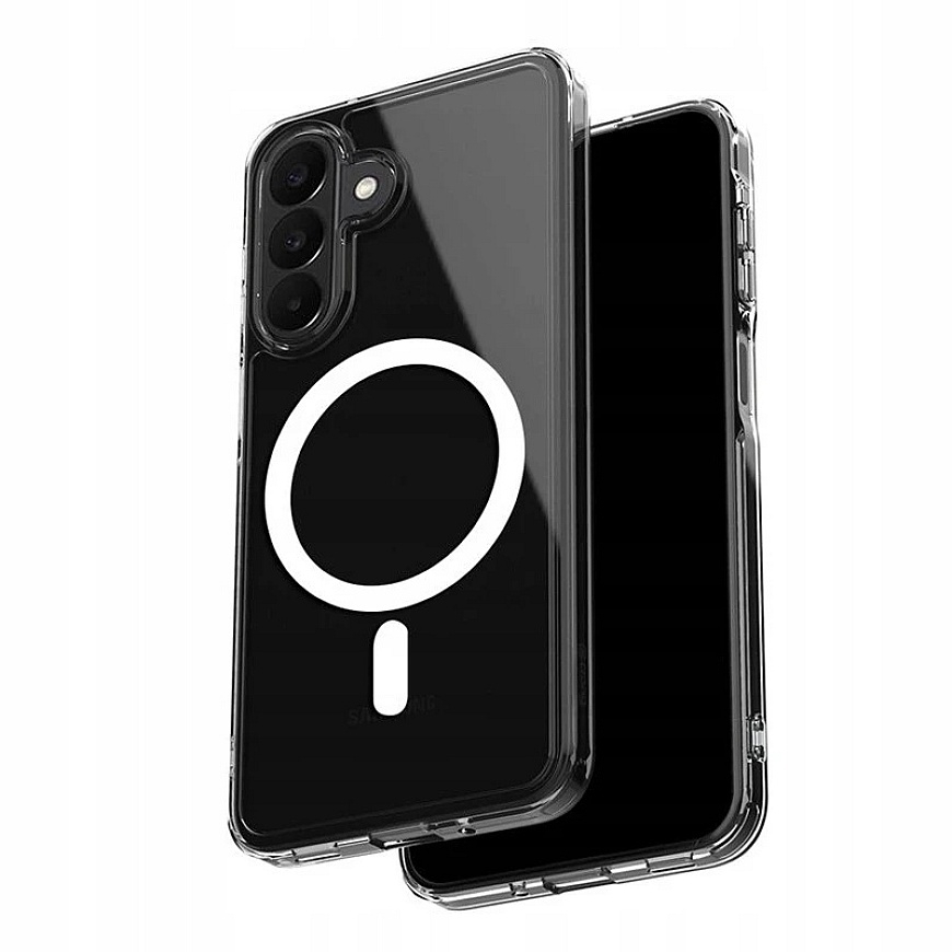 „Crong Hybrid Clear Magnetic“ – dėklas „MagSafe“ Samsung Galaxy A27 5G (permatomas) (CRGHCMSGA27CLR) – 4