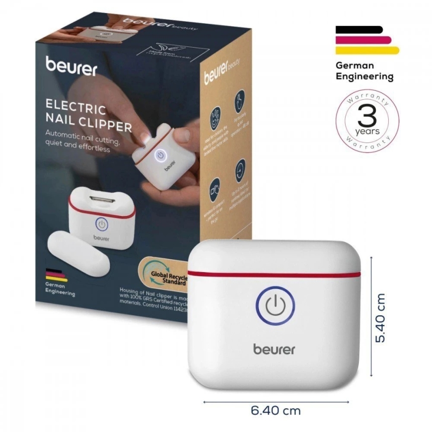 Beurer Elektrinė obcinacz do paznokci MP 10 – 3