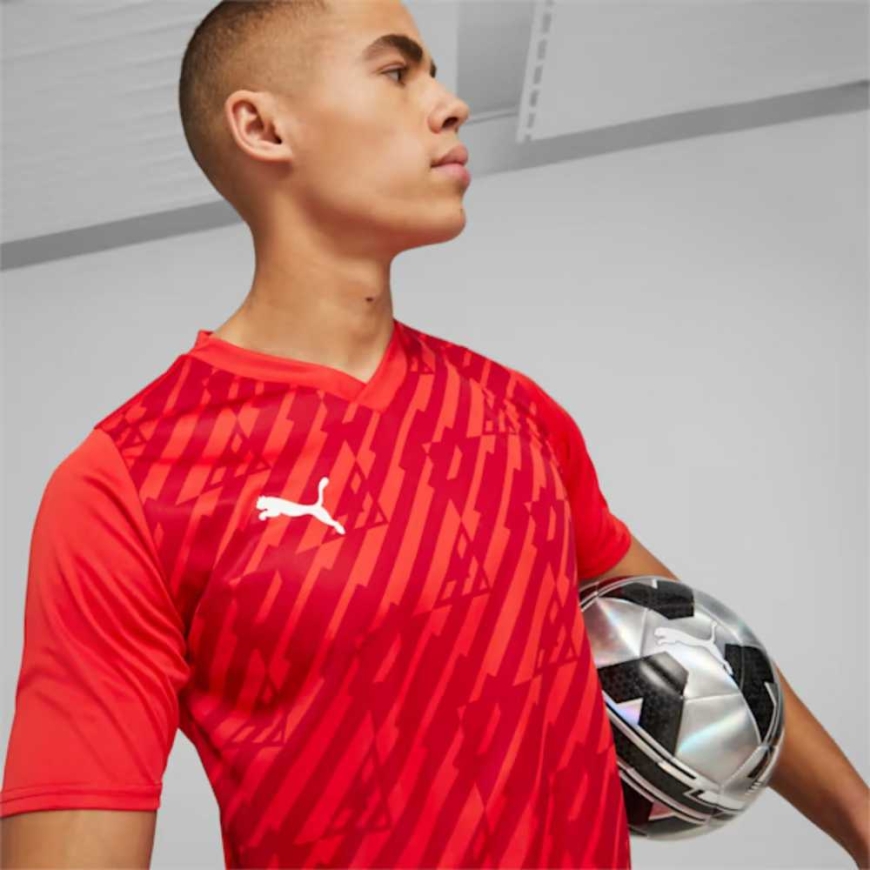 Vyriški marškinėliai Puma teamULTIMATE raudona 705371 01 (XL) – 4