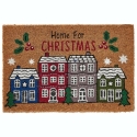 Home Styling Collection Kokoso pluošto kilimėlis su namo raštu, 59 × 39 cm