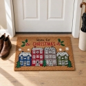 Home Styling Collection Kokoso pluošto kilimėlis su namo raštu, 59 × 39 cm