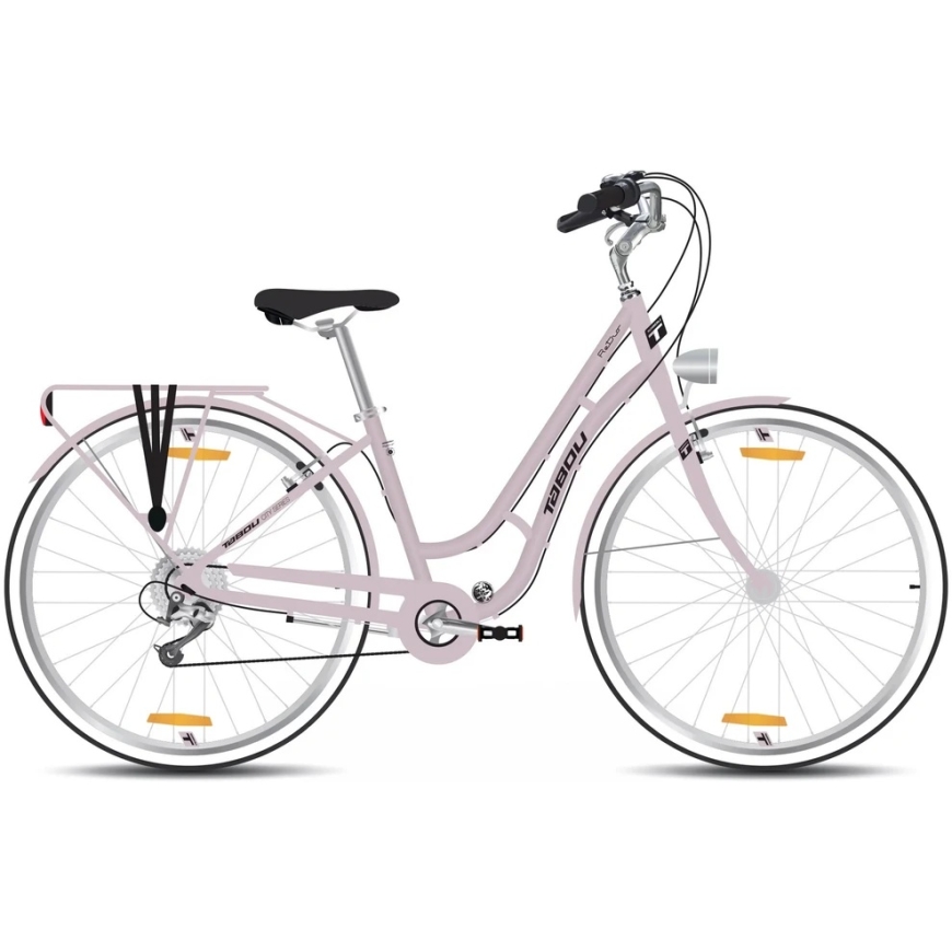 Dviratis Tabou Retro lavender-juodas-S / 17" (Dydis: S / 17")