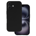 Silicone Lite phone case for iPhone 16 black