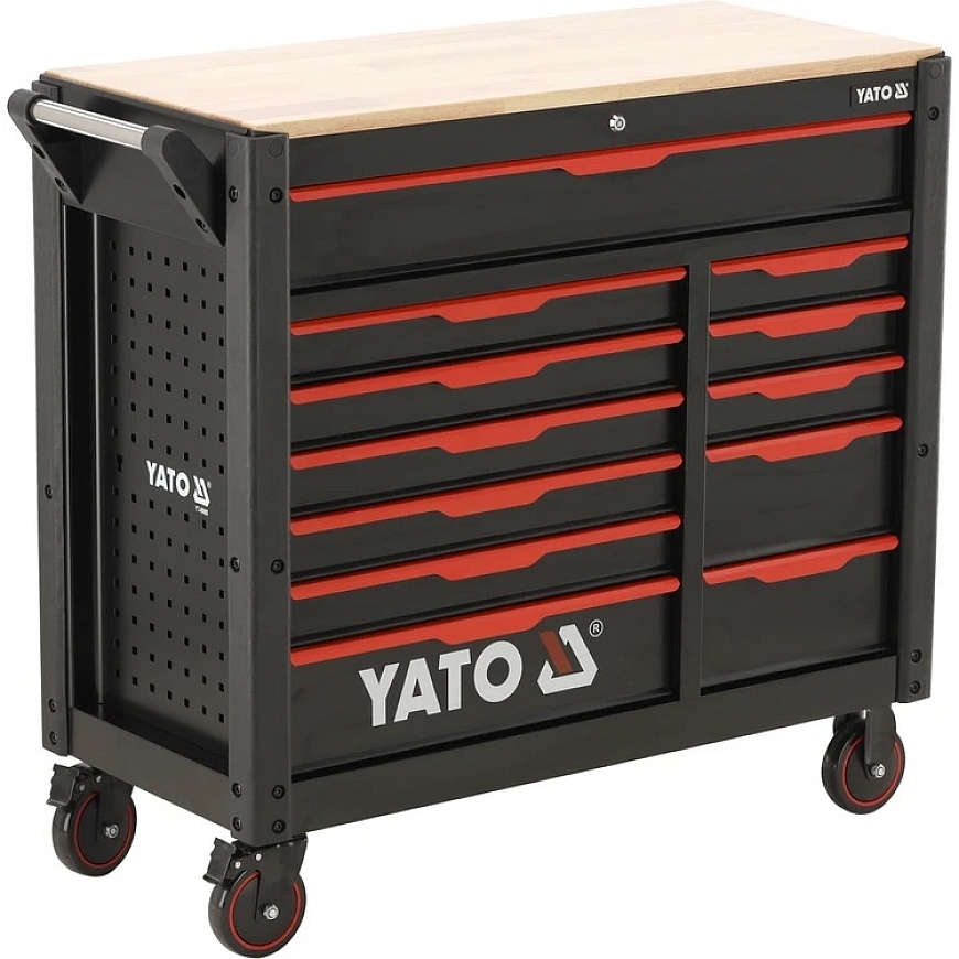 Yato Įrankių vežimėlis su 12 stalčių YT-09005, 1125 x 1000 x 480 mm