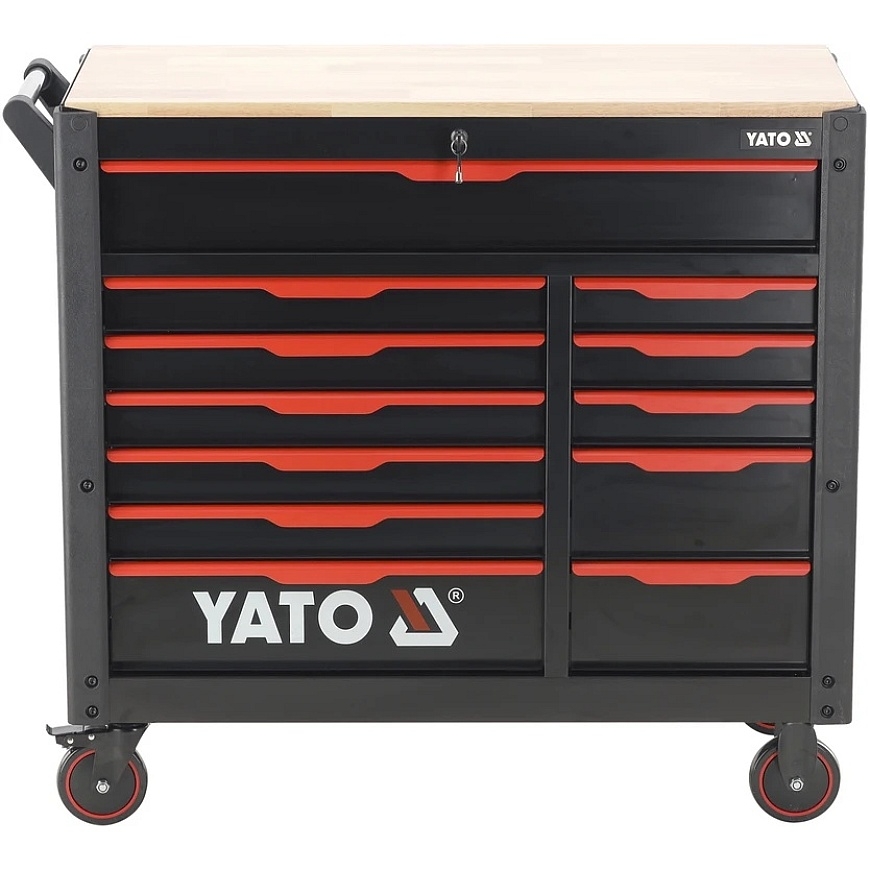 Yato Įrankių vežimėlis su 12 stalčių YT-09005, 1125 x 1000 x 480 mm – 3
