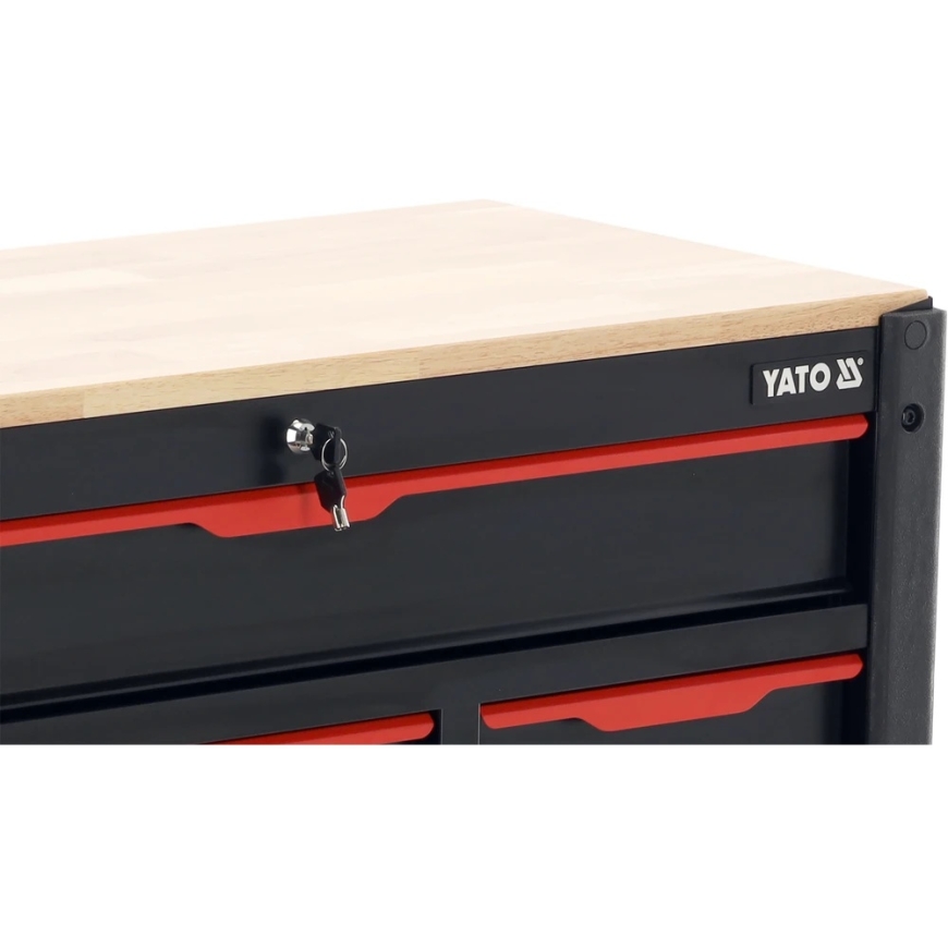 Yato Įrankių vežimėlis su 12 stalčių YT-09005, 1125 x 1000 x 480 mm – 5
