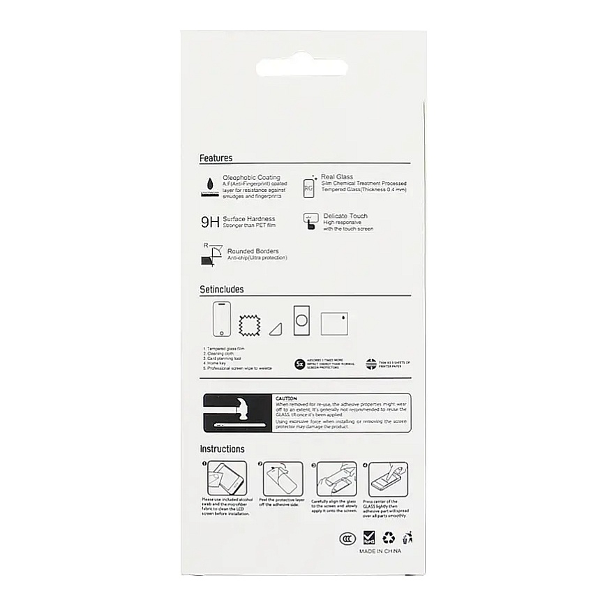 Tempered glass 2,5D for Oppo Reno 12F 5G (Global) / 12FS 5G 10in1 – 3