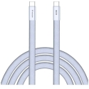 Kabelis Verbatim Sync & Charge SoftTouch USB-C į USB-C 60W PD3.0 120 cm violetinės spalvos 30275 Kabelis Verbatim Sync & Charge SoftTouch USB-C į USB-C 60W PD3.0 120 cm violetinės spalvos 30275