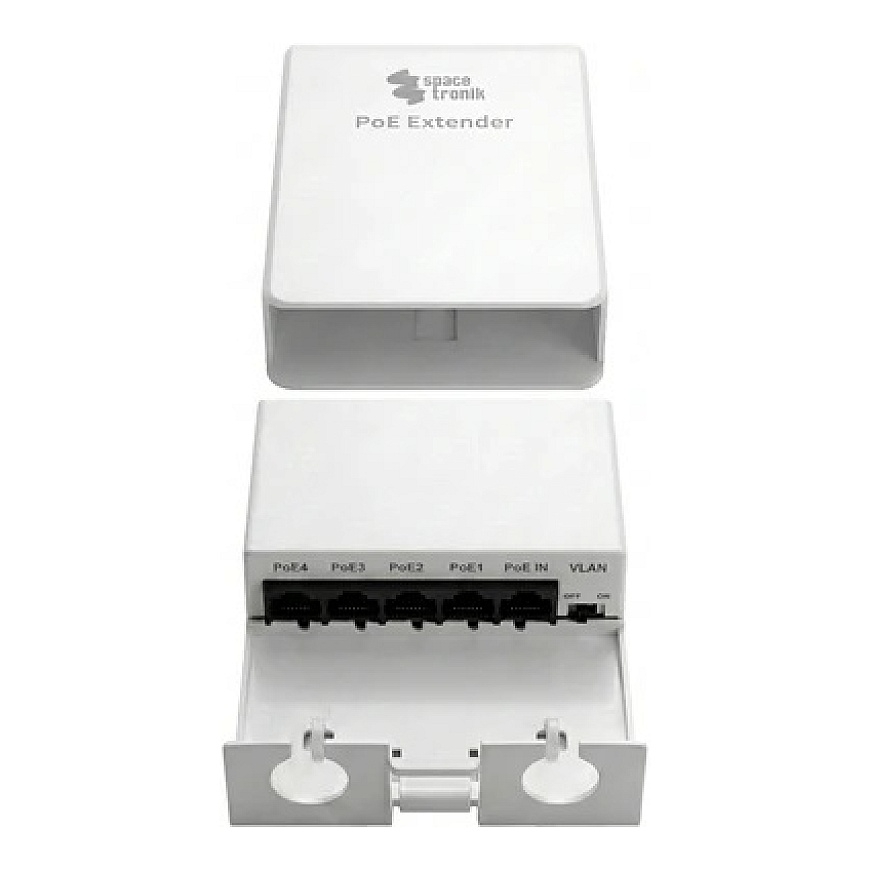 Spacetronik Ethernet PoE Extender Atsparus vandeniui 4x SP-EPOEGW42 – 2