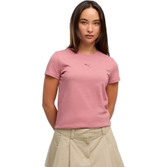 Moteriški marškinėliai Puma Ess Centered Cat Logo Tee rožinė 692916 48 (L)