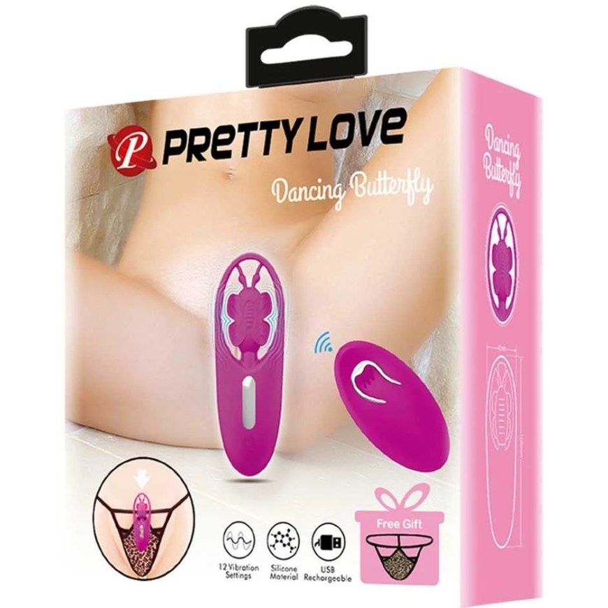 Pretty Love Smart „Pretty Love Panty“ vibratorius su nuotolinio valdymo pultu ir klitorio masažuokliu – 2