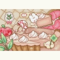 Letistitch Siuvinėjimo kryželiu rinkinys „Moliūgų pyrago gaudynės“ 32x22 cm Letistitch Siuvinėjimo kryželiu rinkinys „Moliūgų pyrago gaudynės“ 32x22 cm