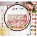 Letistitch Siuvinėjimo kryželiu rinkinys „Moliūgų pyrago gaudynės“ 32x22 cm Letistitch Siuvinėjimo kryželiu rinkinys „Moliūgų pyrago gaudynės“ 32x22 cm