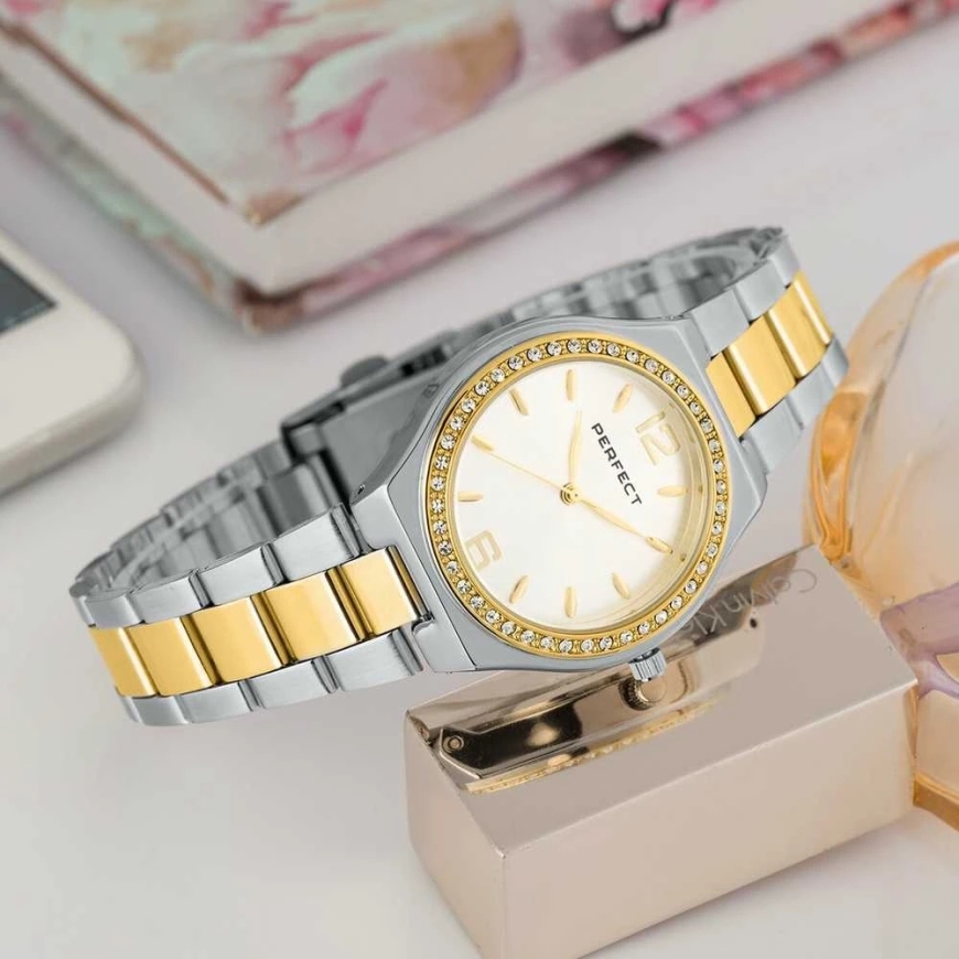 Laikrodis PERFECT S390-05 WOMEN'S WATCH (zp544e) + BOX – 2