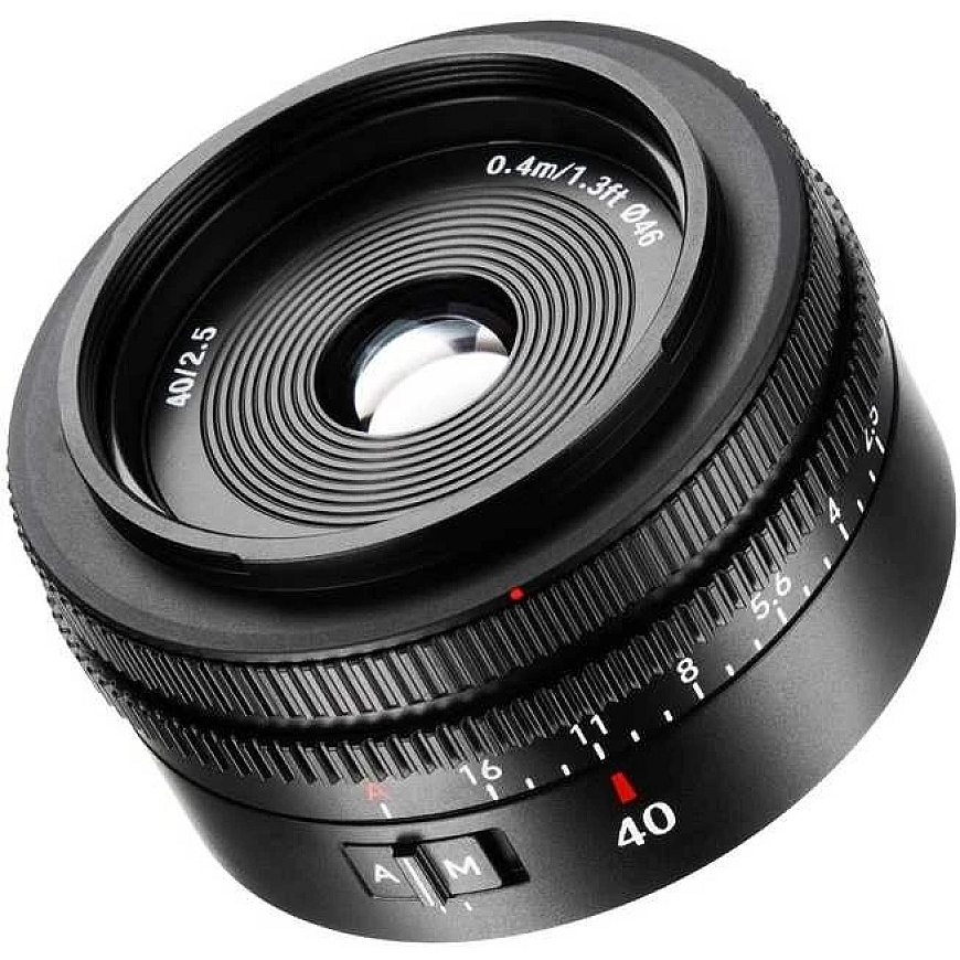 Kameros Objektyvas - 7Artisans AF 40mm F2.5 Sony E Mount Objektyvas, F2.5, Automatinis Fokusavimas, Juoda – 2
