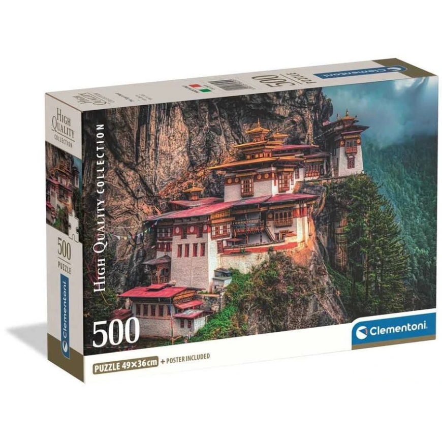 Dėlionė Clementoni CLE puzzle 500 Compact The Tiger’s Nest 35619