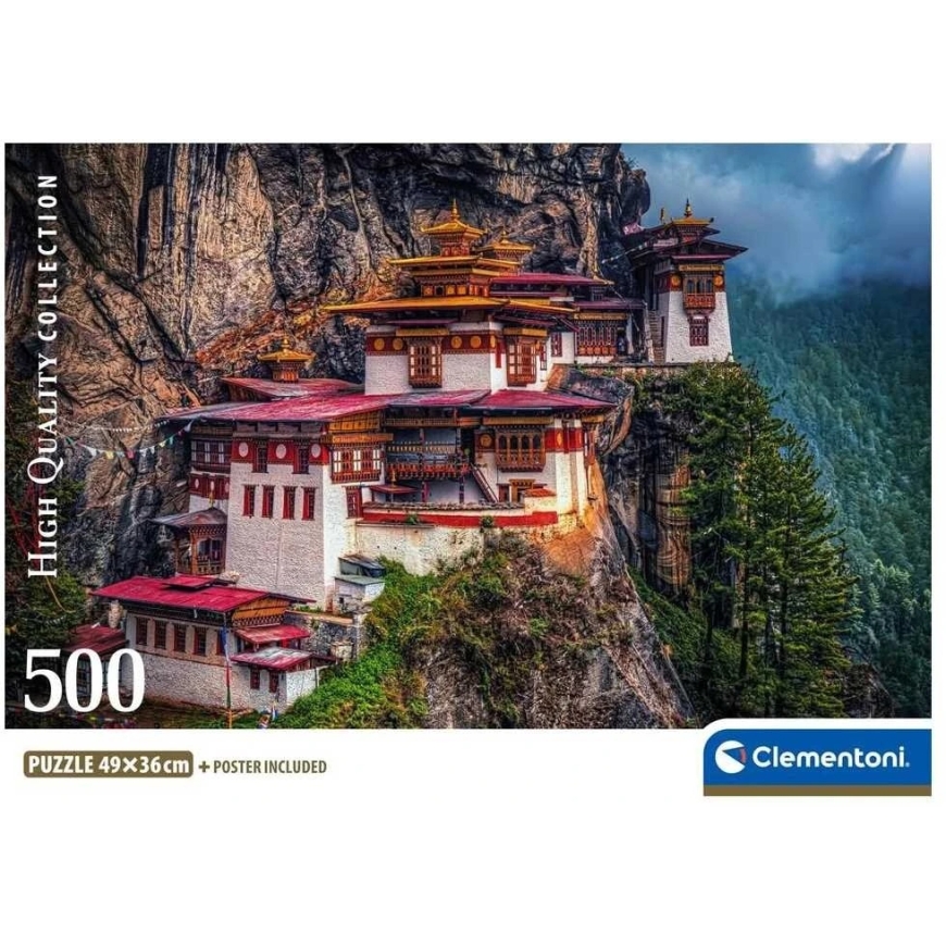 Dėlionė Clementoni CLE puzzle 500 Compact The Tiger’s Nest 35619 – 2