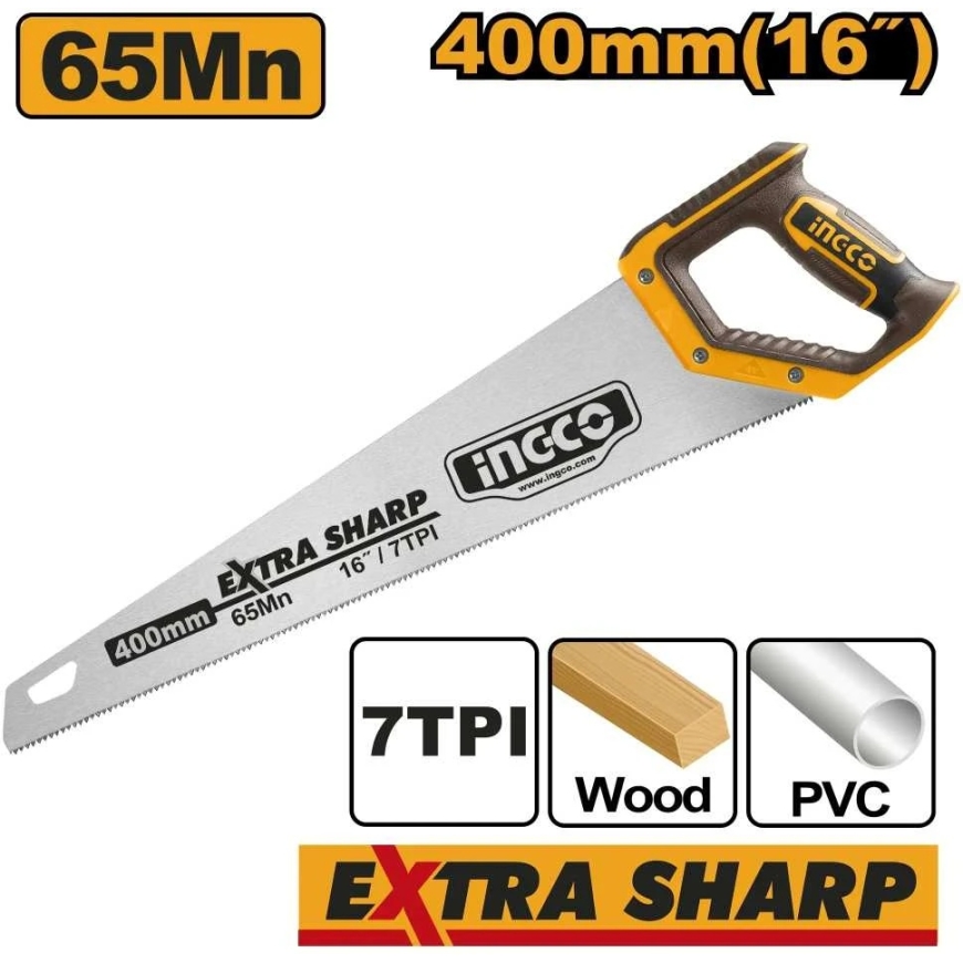 Ingco HHAS15400 medienos pjūklo uodega 400 mm – 2