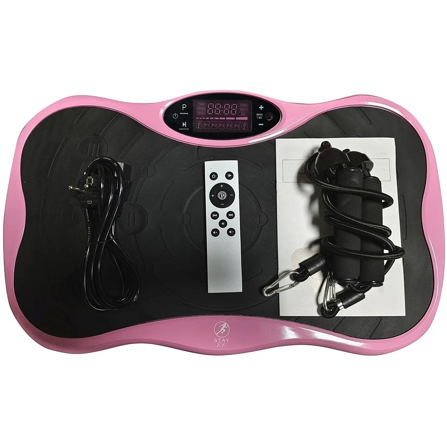 ExtraLink Moonwalk SpinMove Rožinė| Vibracinė platforma fitness pratimams | 200W (EX.99984)