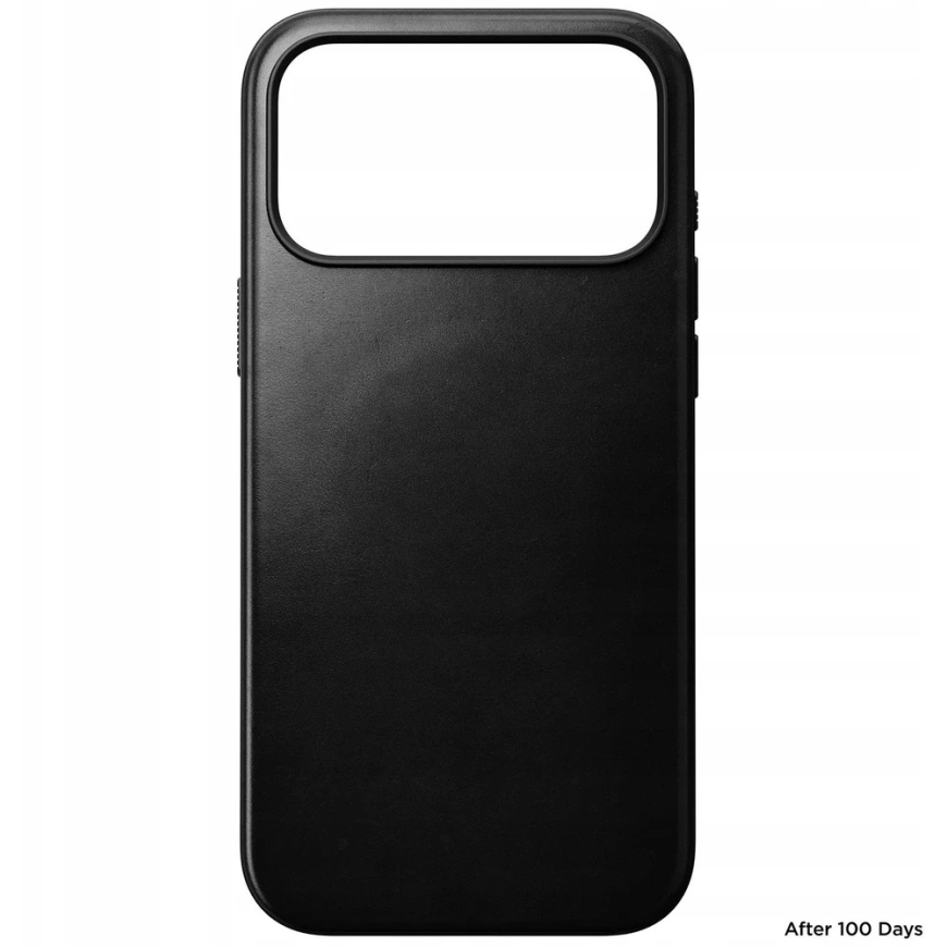 Nomad Modern Odinis dėklas - skórzane etui do iPhone 17 Pro Max kompatybilne su MagSafe, skóra Horween (juodas) – 5