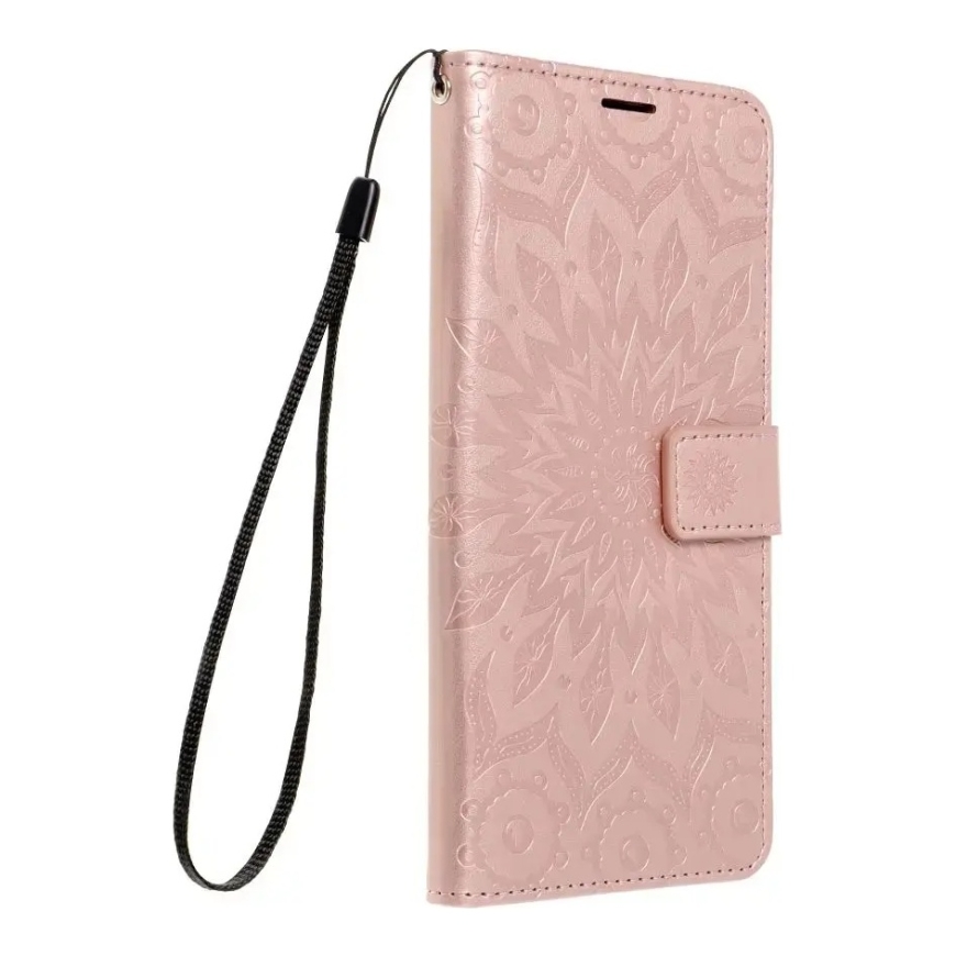 MEZZO Book case for MOTOROLA G06 mandala rose gold