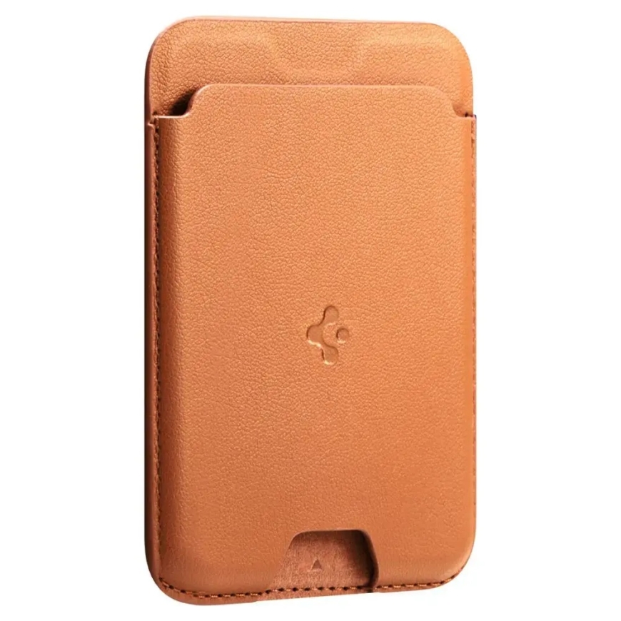 SPIGEN VALENTINUS MAGSAFE UNIVERSAL MAGNETIC CARD HOLDER METALLIC ORANGE – 4