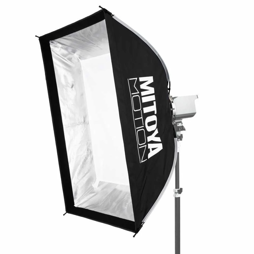 Apšvietimo įranga - MITOYA MOTION Softbox 60x90cm Bowens Mount, 2 Diffuseriai, Tinklelis – 2