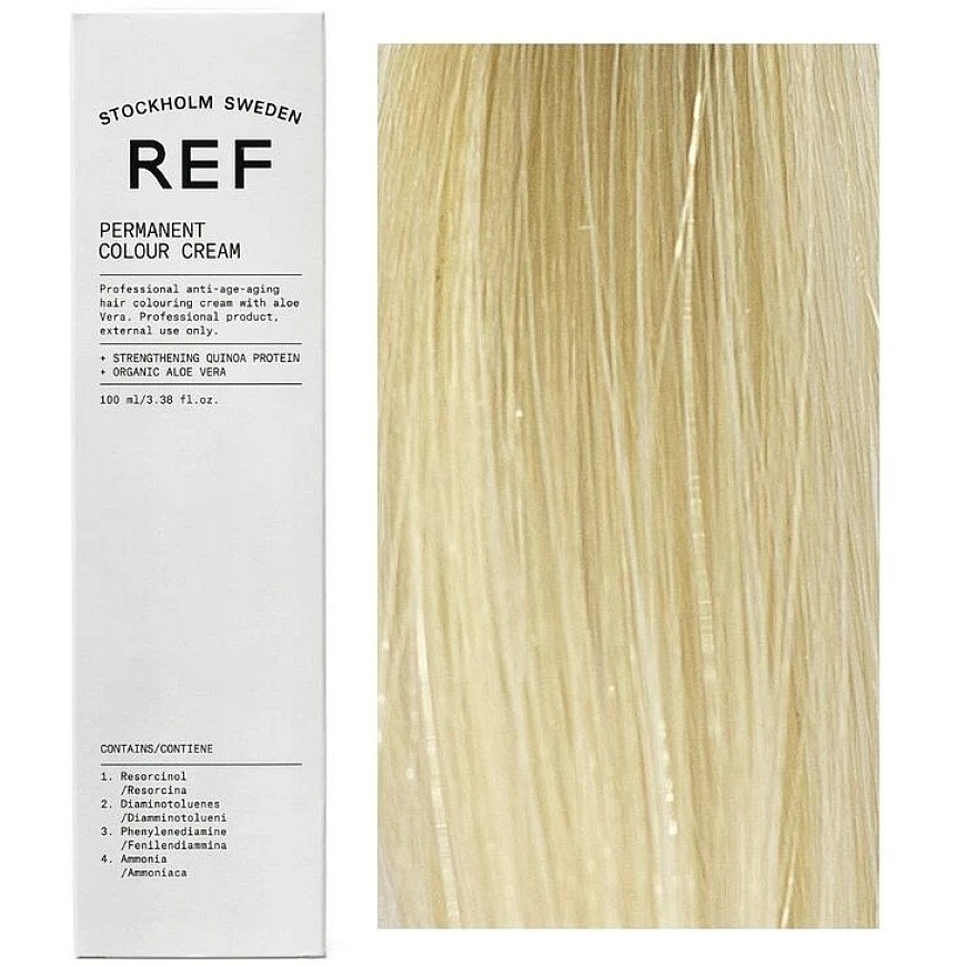 Ref Stockholm REF Permanent Colour Vegan Permanent Hair Dye 12.0 Special Natural H/L Skirta šviesiems plaukams, 100 ml