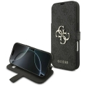 Guess 4G Metal Logo book type phone case for iPhone 18 Pro | iPhone 17 Pro black Guess 4G Metal Logo book type phone case for iPhone 18 Pro | iPhone 17 Pro black