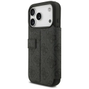 Guess 4G Metal Logo grāmatveida maciņš telefonam iPhone 18 Pro | iPhone 17 Pro melns Guess 4G Metal Logo grāmatveida maciņš telefonam iPhone 18 Pro | iPhone 17 Pro melns