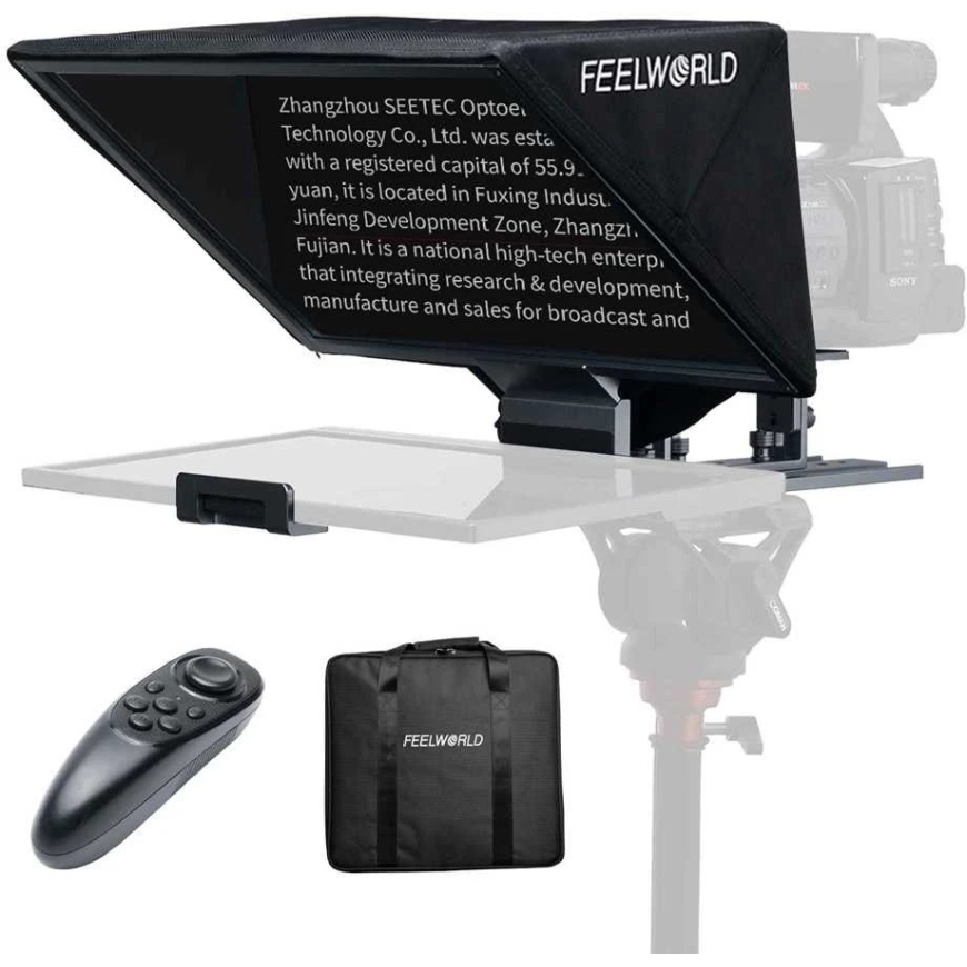 Teleprompter - FEELWORLD TP16 16" planšetinio kompiuterio laikiklis sulankstomas dizainas