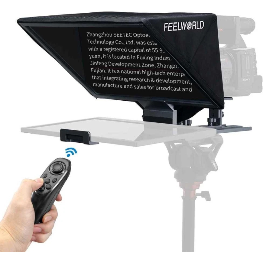 Teleprompter - FEELWORLD TP16 16" planšetinio kompiuterio laikiklis sulankstomas dizainas – 3
