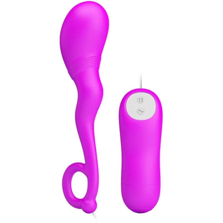 Pretty Love Vibrating G taško analinis makšties masažuoklis, nuotolinio valdymo pultelis