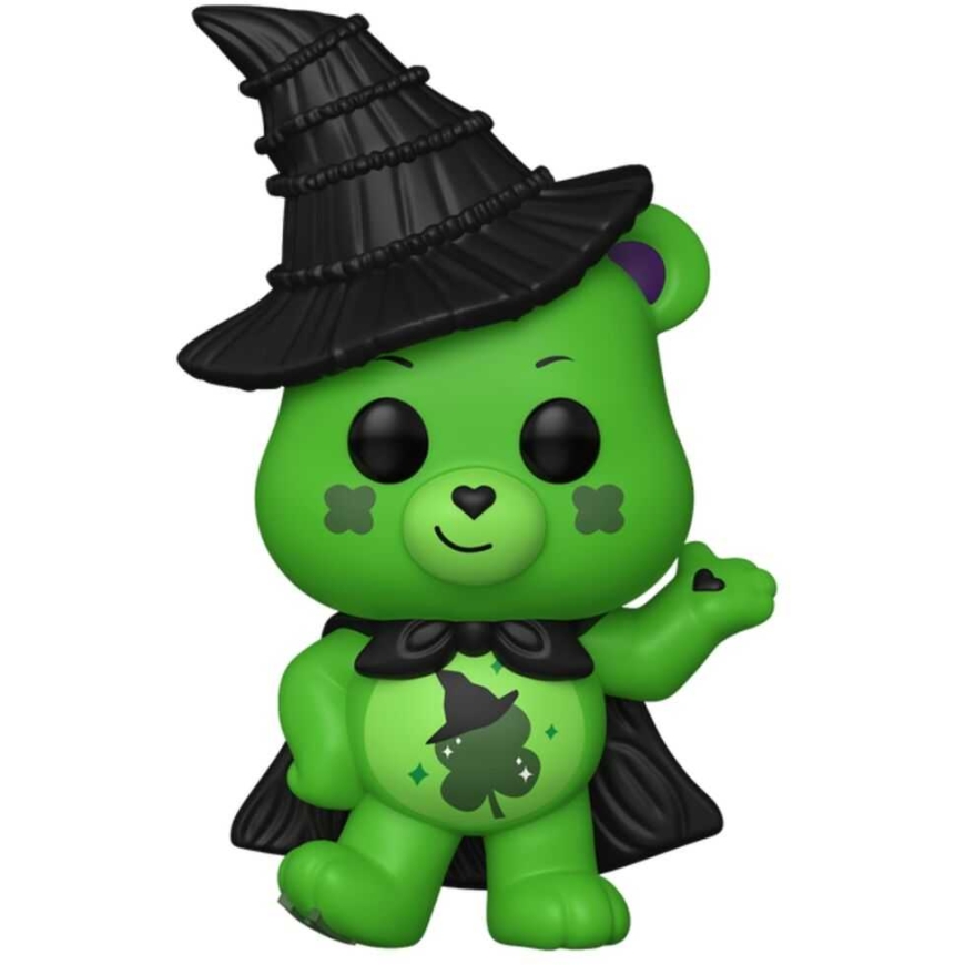FUNKO POP! Vinilinė figūrėlė: Wicked x Care Bears - Good Luck Bear as Elphaba Thropp, ~9 cm – 2