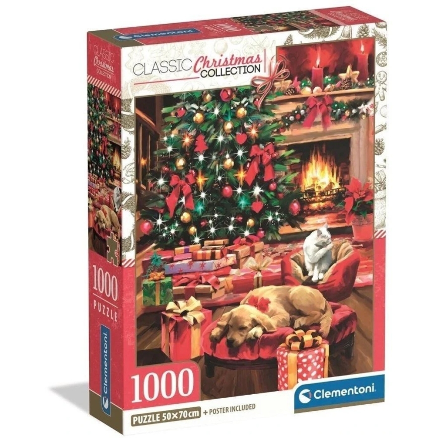 Clementoni Dėlionė 1000 vnt. - Kalėdos