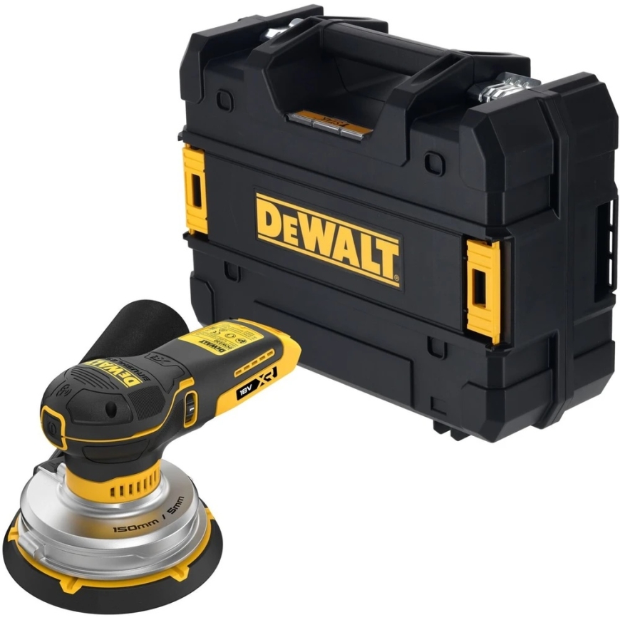Šlifuoklis Dewalt Baterinis ekscentrinis TSTAK DCW230NT 150 mm 18 V vienas dydis